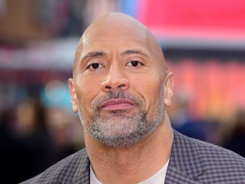 Dwayne Johnson hit back at a tweet by Busted’s Charlie Simpson (Ian West/PA)