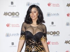 Cardi B has thanked friends and family for coming to her baby shower (Danny Lawson/PA)