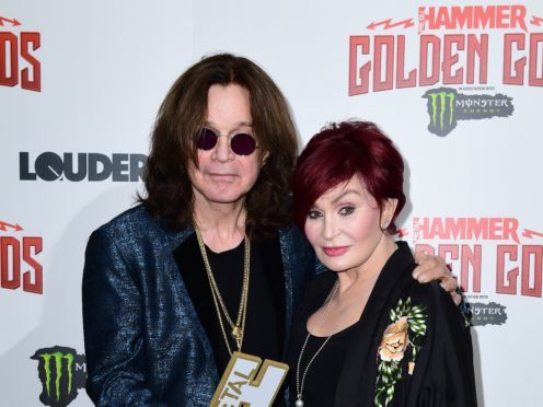 Ozzy Osbourne and wife Sharon Osbourne (PA)