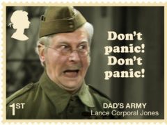One of the eight Dad’s Army stamps (Royal Mail)