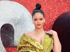 Rihanna shone on the red carpet (PA)
