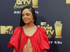 Tessa Thompson said she is still trying to balance her personal life with using her voice to speak out on LGBTQ issues (Francis Specker/PA)