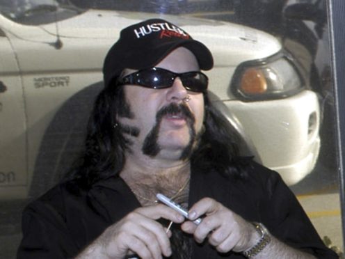 Vinnie Paul Abbott, co-founder and drummer of metal band Pantera, has died at 54. (AP/Ralph Duke)