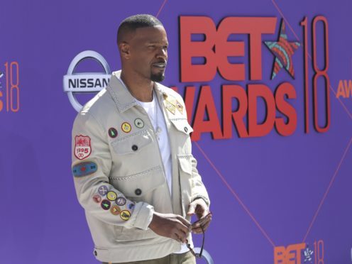 Jamie Foxx honoured Black Panther as he opened the 2018 BET Awards (Willy Sanjuan/Invision/AP)