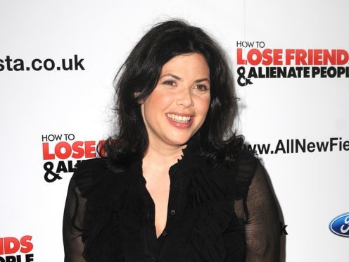 Kirstie Allsopp likes to fly in a separate section of the plane from her sons (Zak Hussein/PA)