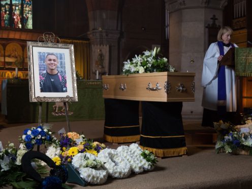 Shakil’s funeral in EastEnders (Jack Barnes/BBC)