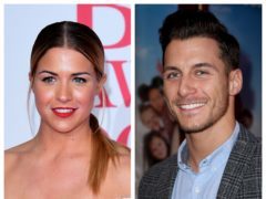 Gemma Atkinson and Gorka Marquez met on Strictly Come Dancing (PA)