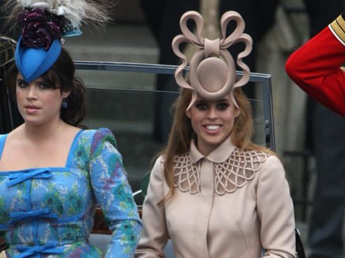 Philip Treacy spoke about the backlash against the distinctive, towering ‘Pretzel’ design made for Princess Beatrice in 2011 (Steve Parsons/PA)