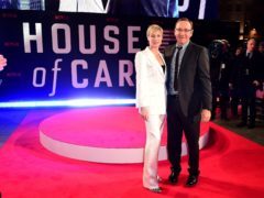 Robin Wright and Kevin Spacey attending the world premiere of House Of Cards (Ian West/PA)