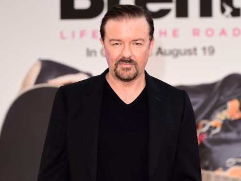 Ricky Gervais has called on his social media followers for motivation to lose weight (Ian West/PA)