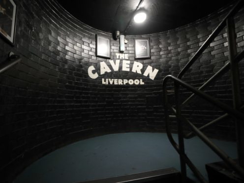 People outside the Cavern Club in Liverpool before an exclusive Sir Paul McCartney gig (Peter Byrne/PA)