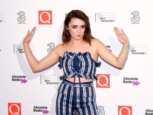Maisie Williams has joined other stars with tattoos inspired by their roles (Ian West/PA)