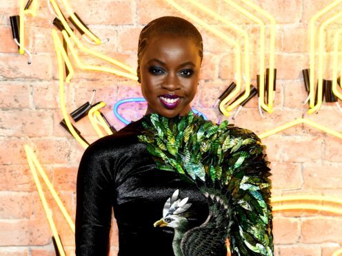 Danai Gurira attending The Black Panther European Premiere at The Eventim Apollo Hammersmith London (Ian West/PA)