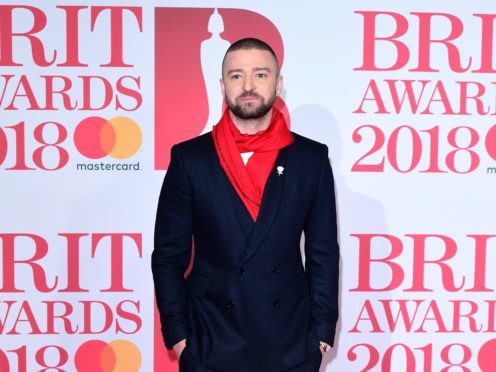 Justin Timberlake has shown his support for the England football team ahead of their World Cup semi-final. (Ian West/PA)