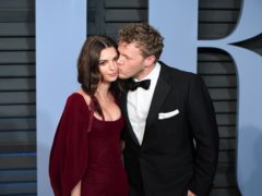 Emily Ratajkowski and Sebastian Bear-McClard. The actress has shared an image of her engagement ring for the first time (PA Wire/PA Images)