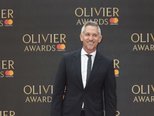 Gary Lineker topped the list (Isabel Infantes/PA)