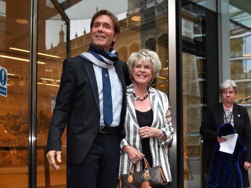 Gloria Hunniford was at the High Court for the judgment (Dominic Lipinski/PA)