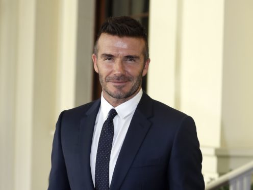 David Beckham share a picture of his daughter (PA)