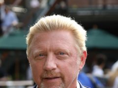Boris Becker was reprimanded for swearing by the BBC’s Sue Barker (Philip Toscano/PA)