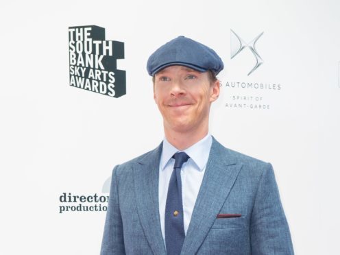Benedict Cumberbatch was recognised at the Sky Arts awards ceremony (Dominic Lipinski/PA)