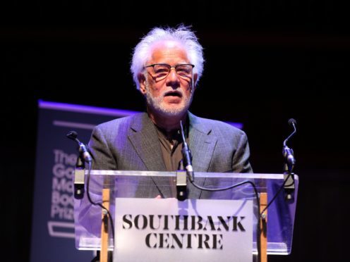 Canadian-Sri Lanka author Michael Ondaatje speaks after being named the winner of the Golden Man Booker for his novel ‘The English Patient’ at the Royal Festival Hall, Southbank Centre, in London. PRESS ASSOCIATION. Picture date: Sunday July 8, 2018. Photo credit should read: Isabel Infantes/PA Wire