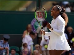 Drake watched Serena Williams at Wimbledon on Tuesday (John Walton/PA)