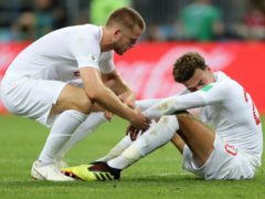 England’s Dele Alli and Eric Dier after losing the World Cup semi-final at the Luzhniki Stadium, Moscow (Owen Humphreys/PA)