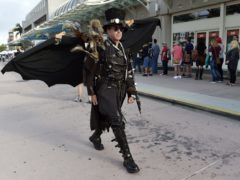 Dean LeCrone, of San Diego, wears his Dr Artemus Peepers costume at Comic-Con (Chris Pizzello/Invision/AP)