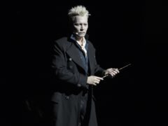 Johnny Depp appeared in character as Gellert Grindelwald during a San Diego Comic-Con panel (Pizzello/Invision/AP)