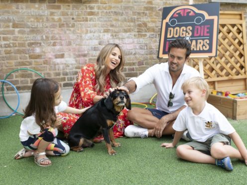 Vogue Williams and Spencer Matthews (RSPCA)