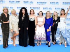 Christine Baranski, Judy Craymer, Cher, Jessica Keenan Wynn, Alexa Davies, Meryl Streep, Amanda Seyfried and Lily James attend the premiere of Mamma Mia! Here We Go Again (Ian West/PA)