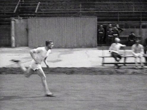 BLACK AND WHITE ONLY Undated BFI handout photo, taken from the 1924 film Running – A Sport That Creates Both Bodily and Mental Health, of Harold Abrahams.