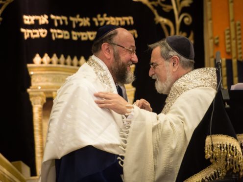 Former Chief Rabbi Lord Jonathan Sacks (right) will present a new series about morality on BBC Radio 4. (Stefan Rousseau/PA)