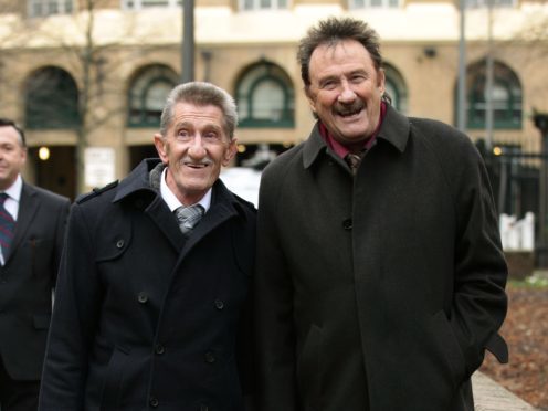The Chuckle Brothers, Barry (left) and Paul Elliott (Yui Mok/PA)