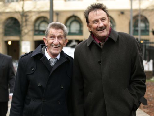 Paul Chuckle (right) with brother Barry (Yui Mok/PA)