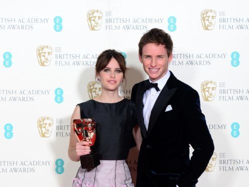 The first glimpse of Eddie Redmayne and Felicity Jones in The Aeronauts has been revealed (Dominic Lipinski/PA)