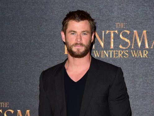 Chris Hemsworth has joked about his birthday party (Ian West/PA)