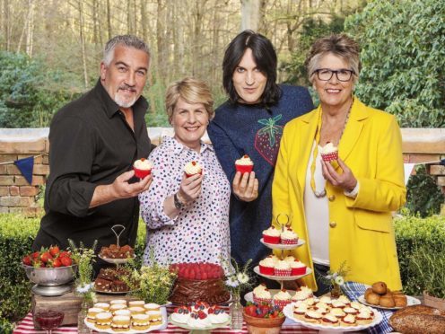 The judges and presenters of The Great British Bake Off (Love Productions/Channel 4)