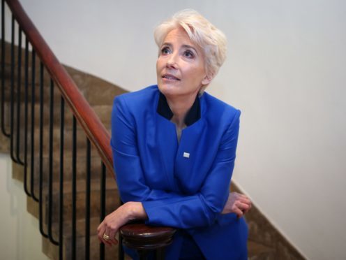 Dame Emma Thompson, reveals her daughter was sexually assaulted. (Jane Barlow/PA)