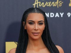 Kim Kardashian West was involved in a furious row with her sister Kourtney during the opening episode of Keeping Up With The Kardashians (Francis Specker/PA Wire)
