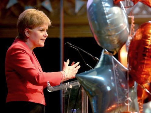 Nicola Sturgeon will be among those welcoming delegates at an opening event (Jane Barlow/PA)
