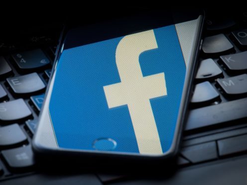 Facebook confirmed it had taken down hundreds of pages, groups and accounts (Dominic Lipinski/PA)