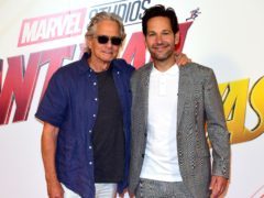 Paul Rudd says Michael Douglas and Michelle Pfeiffer gave credibility to Ant-Man and the Wasp (Ian West/PA)