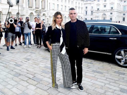 Robbie Williams and wife Ayda Williams (Ian West/PA)