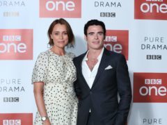 Keeley Hawes and Richard Madden attending a photo call for Bodyguard (Isabel Infantes/PA)