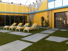 The housemates were instructed to build a wall at the Celebrity Big Brother house (Bart Pajak/Channel 5)