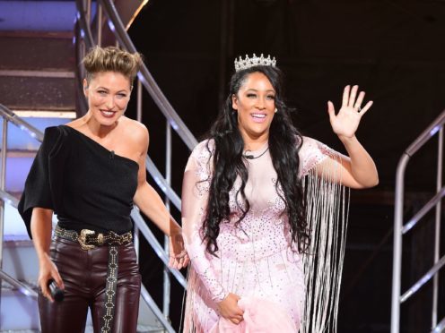 Natalie Nunn (right) has become the first housemate to be evicted from Celebrity Big Brother. (Ian West/PA)