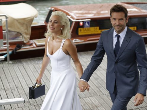 Lady Gaga beams as she arrives at Venice Film Festival with Bradley Cooper (Kirsty Wigglesworth/AP/PA)