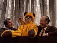 Morecambe and Wise in a sketch with Sooty and Harry Corbett (BBC History/PA)