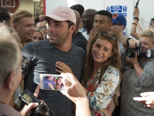 Love Island’s Dani Dyer and Jack Fincham – We can’t wait to go for a Nando’s (David Mirzoeff/PA)